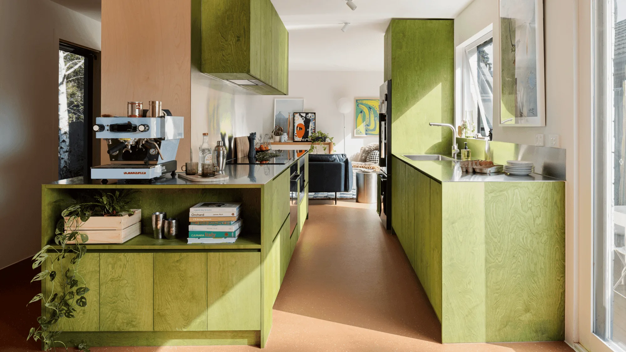 Green Eggs and Ham — kitchen renovation, Kew East