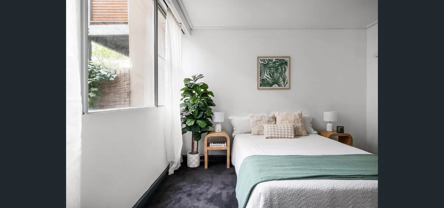 Draft House bedroom before renovation